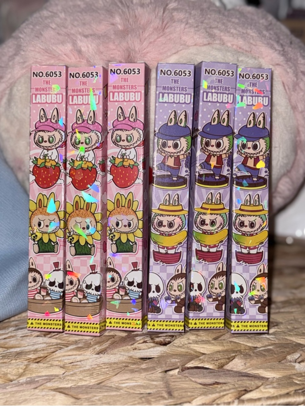 Labubu Monsters Blind Box Click Pens-Bundle of 6